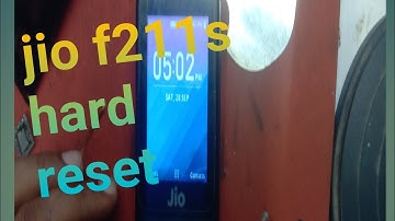 JIO f211s mobile ko hard reset// jio phone ko reset ka ek number trik