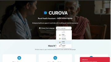 Curova - AI Driven Multilingual Medical Assist | Smart India Hackathon | SIH25049 | Brokedevs