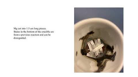 Lab Empirical Formula of an ionic compound