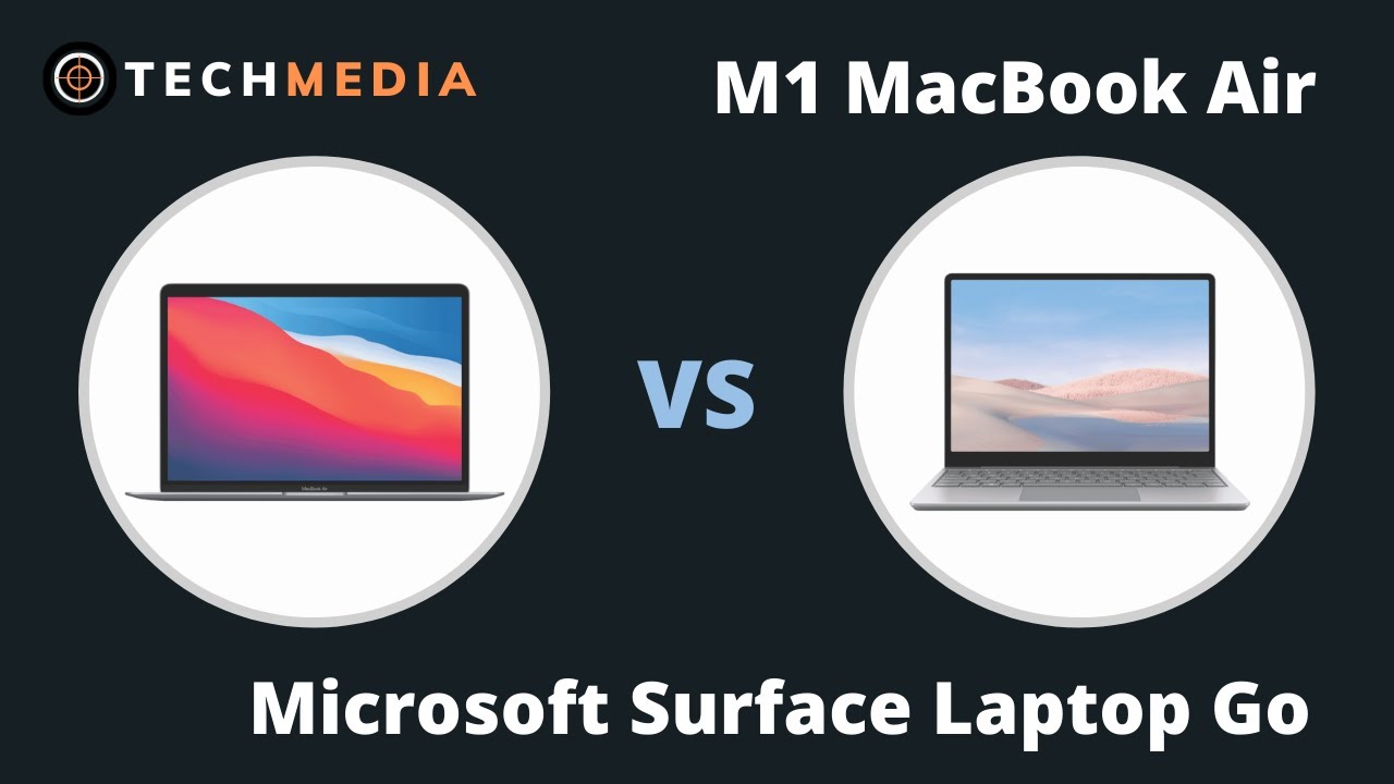 M1 MacBook Air vs Microsoft Surface Laptop Go - YouTube