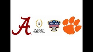 2018 Sugar Bowl, #4 Alabama vs #1 Clemson (Highlights)