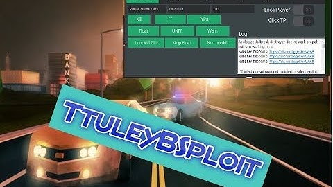 *NEW*[TtuleyBSploit] Roblox Jailbreak Exploit - Auto Rob,Auto Arrest,Admin Commands,Teleport