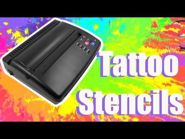 Cheap Tattoo Stencil Transfer Printer Machine with 30pcs Tattoo Transfer  Paper Thermal Stencil Maker