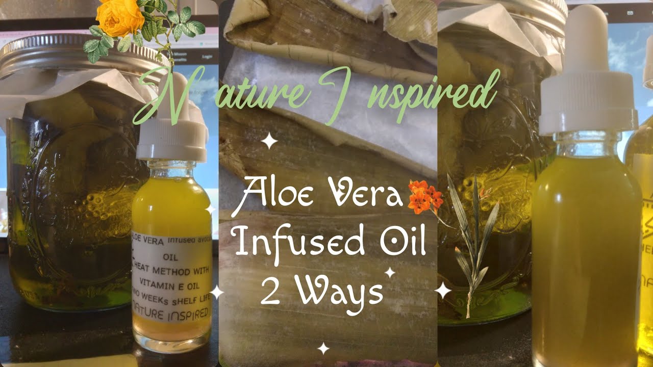 🪴Aloe Vera Infused Oil Shelf Stable Hair Growth and Skin Booster Oil Natureinspired369 🧜‍♀️