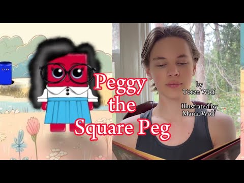 Peggy the Square Peg, by Toren Wolf ❤️illustrated by Mama Wolf❤️ Available now on Amazon Kindle
