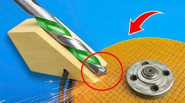 99 Knife & Drill Bits Sharpened in 60 Seconds — Genius Sharpening Method | Useful Tools