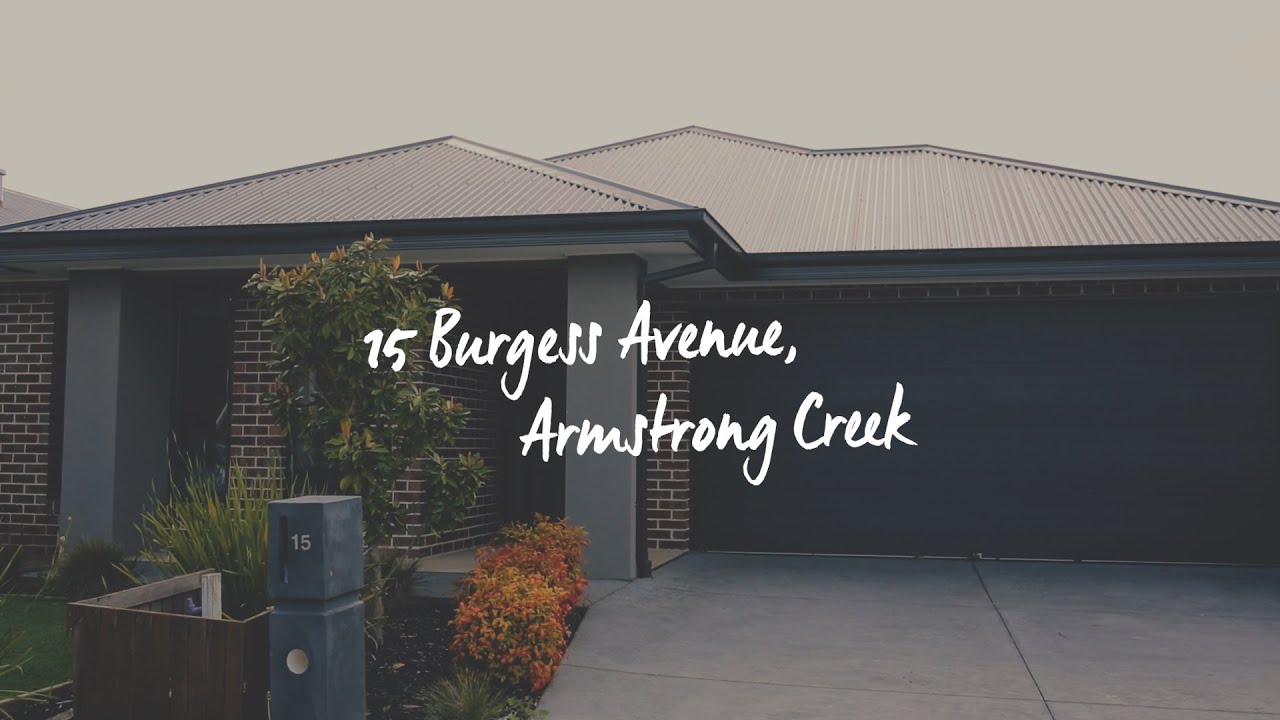 15 Burgess Avenue, Armstrong Creek YouTube