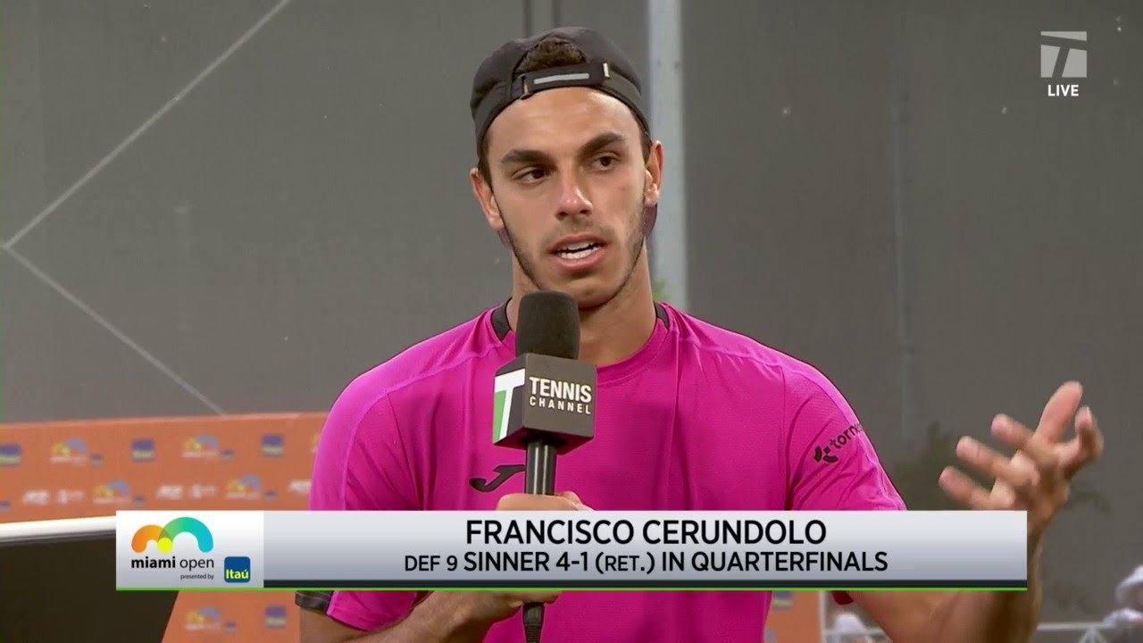 Francisco Cerundolo 2022 Miami Quarterfinal Win Interview