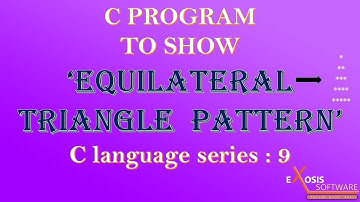 C PROGRAM TO PRINT EQUILATERAL TRIANGLE  SHAPE USING  * (STAR)