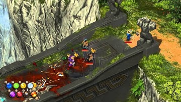 Magicka - Part 14 - Four Player Franticness with Samurai Rabbit, Dready and Iya Ilene