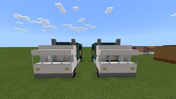How to Build a Garbage Truck in Minecraft