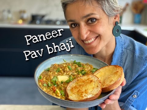 PANEER PAV BHAJI in 30 minutes  30 Minute Indian  Quick pav bhaji at home  Food with Chetna