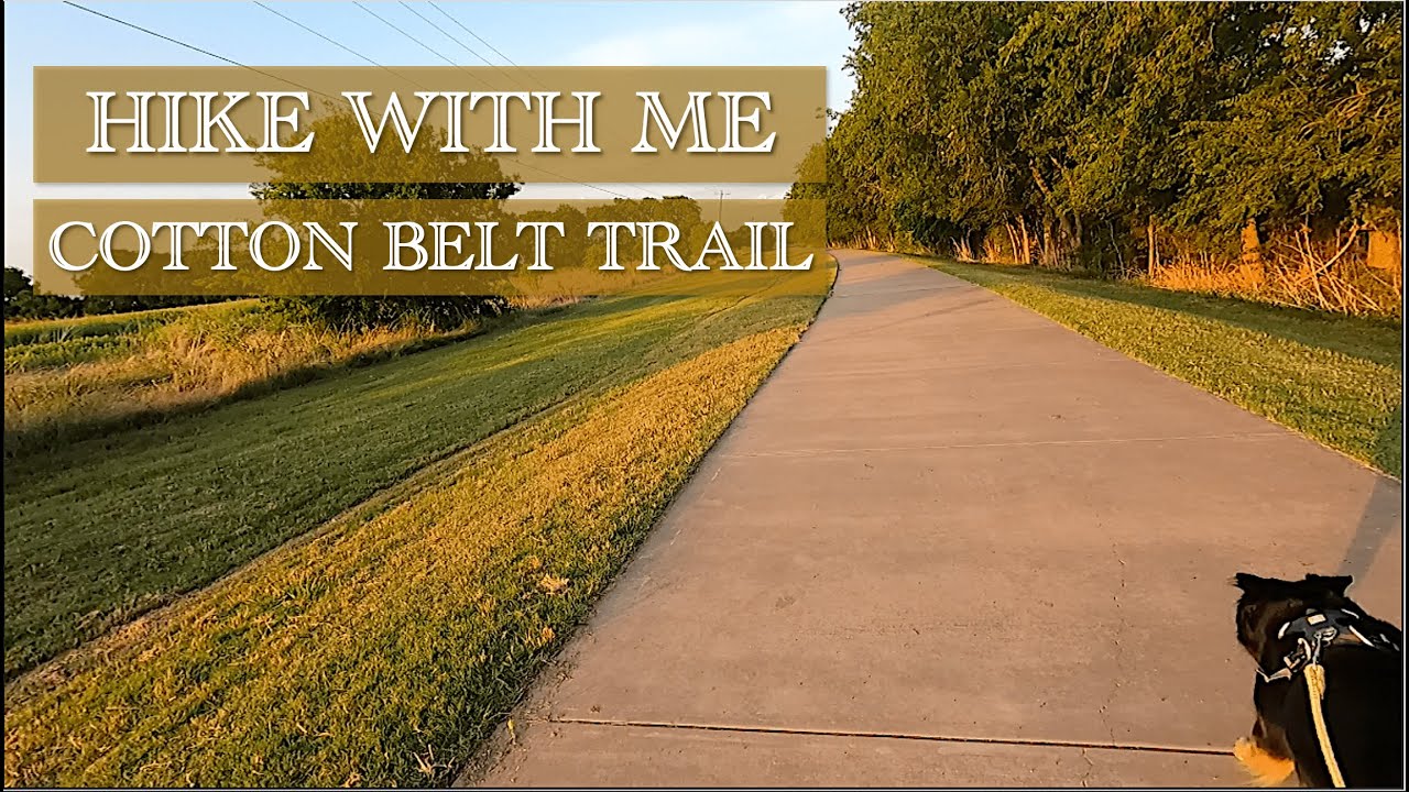 HIKE WITH ME Cotton Belt Trail Waco, TX (No Commentary) YouTube