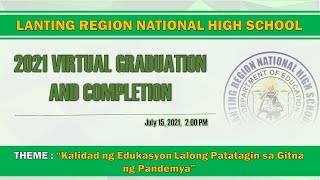 2021 Virtual Graduation and Completion