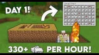 making a iron farm beside my house (very exiting) #7