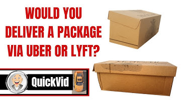 Would you deliver a package with Uber or Lyft?