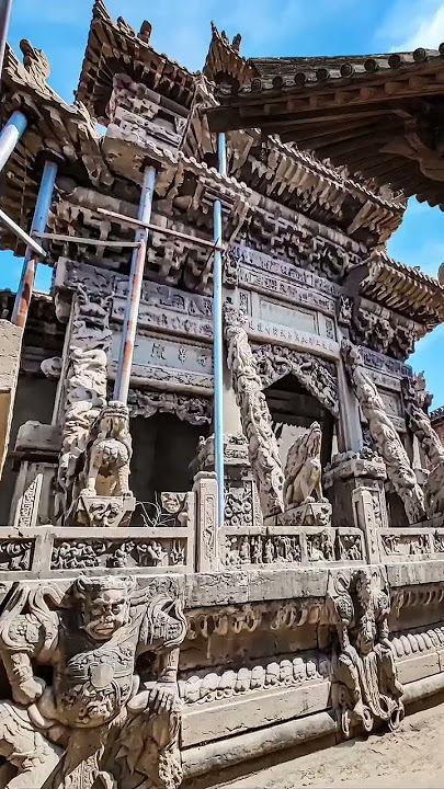 Ancient Architecture in Shanxi  grandeur Archway of Longquan Temple and more 山西古建 -龙泉寺牌楼 #中国 #中國 #古建