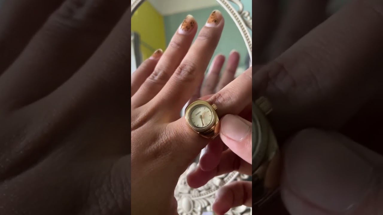Ring watch/fossil watch/cute 
