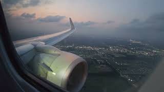 Landing In Houston From Dallas On American Airlines Boeing 737-800