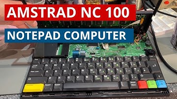 The Amstrad NC100 Notepad computer - Demonstration and repairs