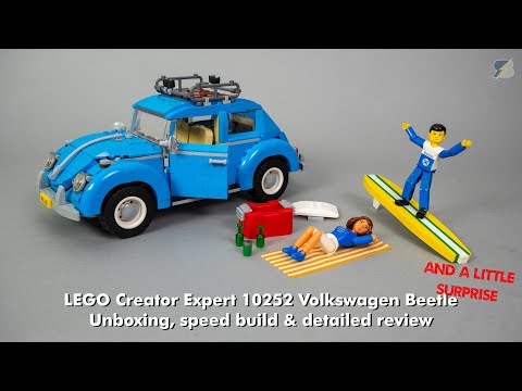 lego-creator-expert-volkswagen-beetle-(10252)-speed-build-&-review-+-surprise!