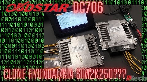 OBDSTAR DC706/SIM2K-250 Hyundai/Kia Clone Work