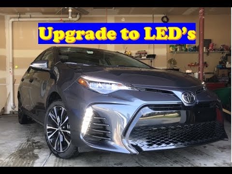 Toyota Corolla How to Change ALL lights to LED