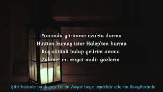 Gözlerin...