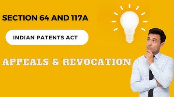 Revocation of Patents | Appeals under Indian Patents Act | Jurisdiction for appeals and revocation