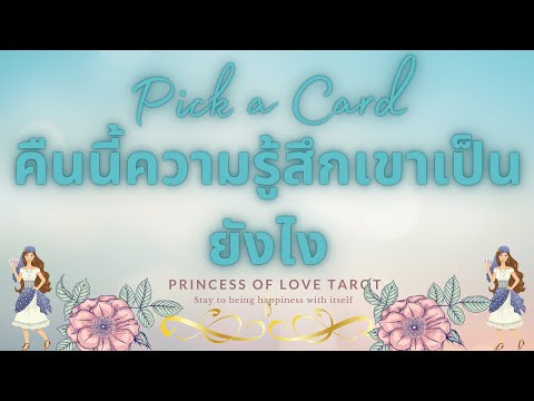 คืนนี้ความรู้สึกเขาเป็นยังไง Pick a Card EP.502/Timeless 🤴🏻👸🏼💓💗💓