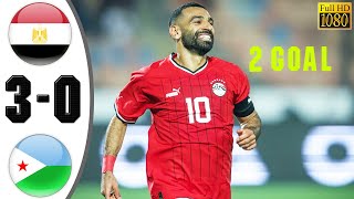 Egypt vs Djibouti 3-0 Highlights & All Goals 2025 🔥 World Cup Qualifiers 🔥 Mohamed Salah 2 Goals