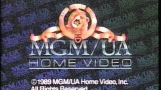 1989 Mgmua Home Video Logo Abruptly Cuts To Red Scrolling Mgmuas