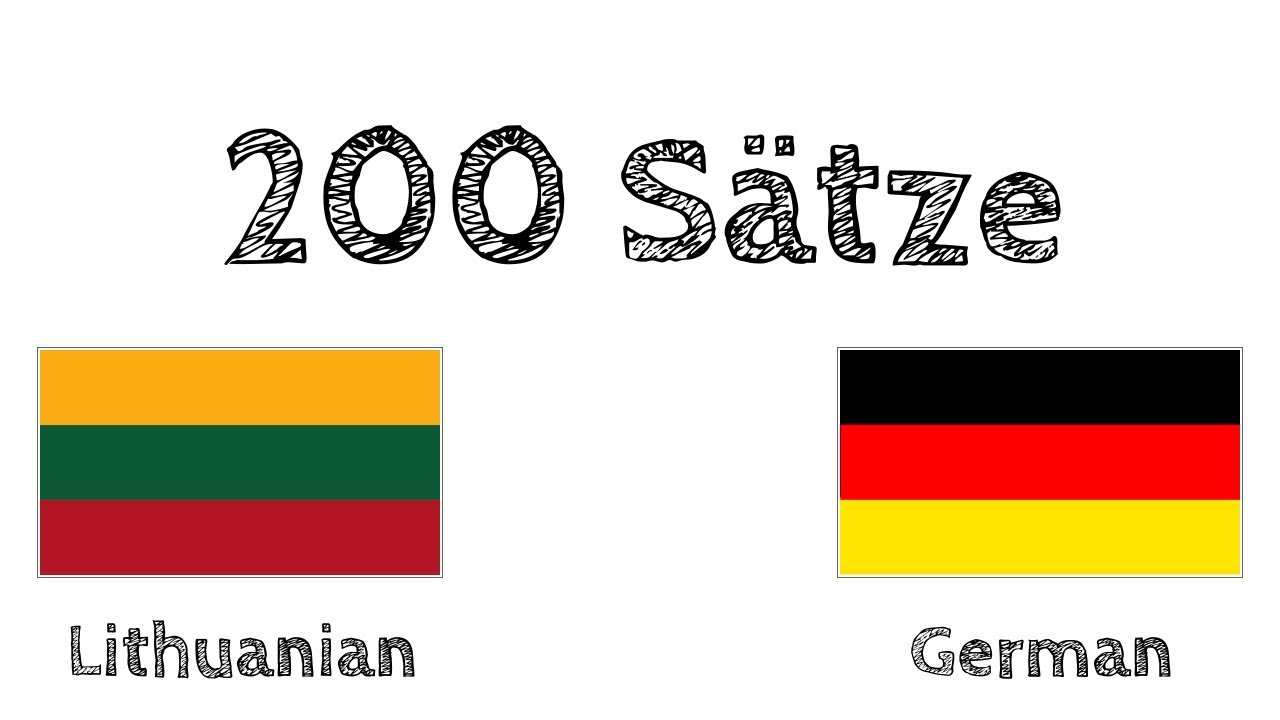 Update New 200 Sätze - Litauisch - Deutsch