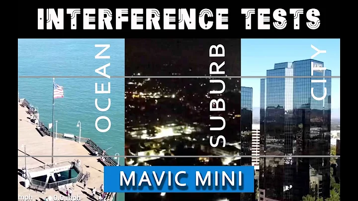MAVIC Mini SEVERE WIFI INTERFERENCE RANGE TEST in 3 Environments - Ocean, Suburbs and City