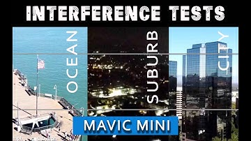 MAVIC Mini SEVERE WIFI INTERFERENCE RANGE TEST in 3 Environments - Ocean, Suburbs and City