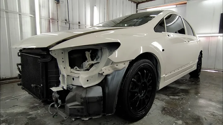 REPAINT HONDA CIVIC FD CHAMPION WHITE /PART 1