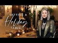 7 Easy Steps to Creating the Perfect Holiday Table | Christmas Decor Ideas  | Julie Khuu