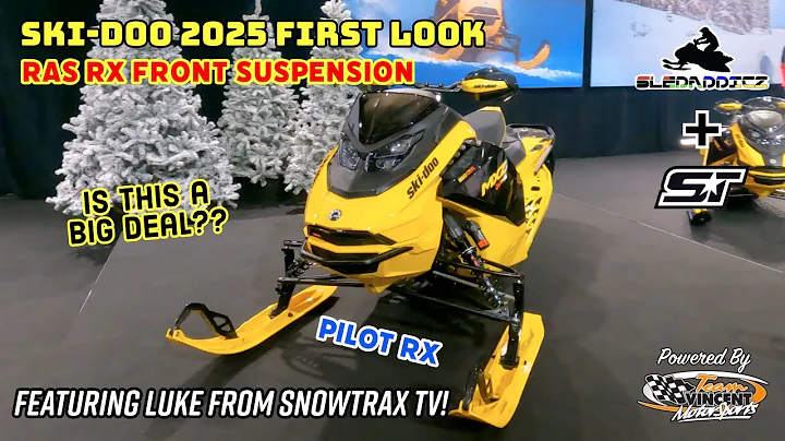 Ski-Doo RAS RX Front Suspension + Pilot RX Ski's for 2025 with SnowTrax TV | What's The Big Deal?!