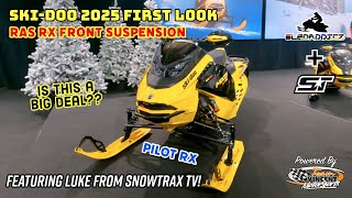 SkiDoo RAS RX Front Suspension + Pilot RX Ski's for 2025 with SnowTrax TV | What's The Big Deal?!