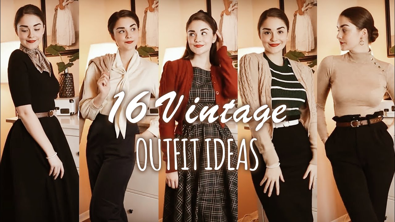 How To Style A Vintage Dress: Modern Vintage Outfit