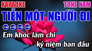 Tiễn Một Người Đi Karaoke Tone Nam Karaoke 9999 - Beat Mới