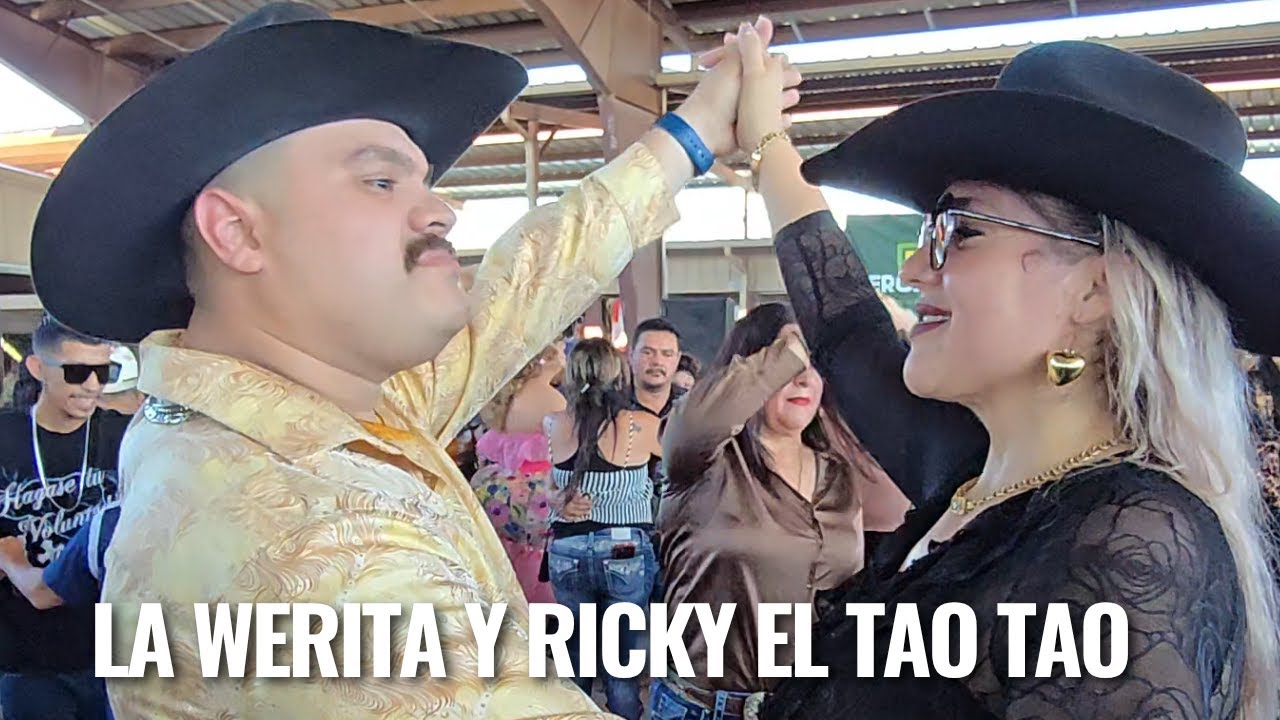 dalia la werita y Riky tao tao #baile #huapangosperros #rlvicion #cumbia