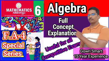 6th Class Maths New Syllabus|| Chapter-11||  Algebra Full Concept Explanation ||