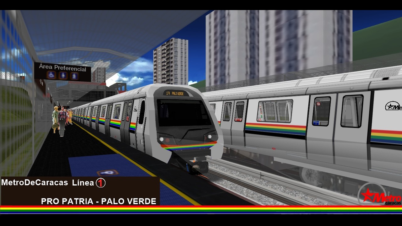 [OpenBVE] Metro de Caracas Línea 1 | Tren CAF S6 | ★彡[ɪʟᴀɴᴇɴʀɪQᴜᴇ409]彡★ | Parte 1 de 5