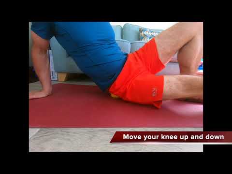 Glute massage with ball