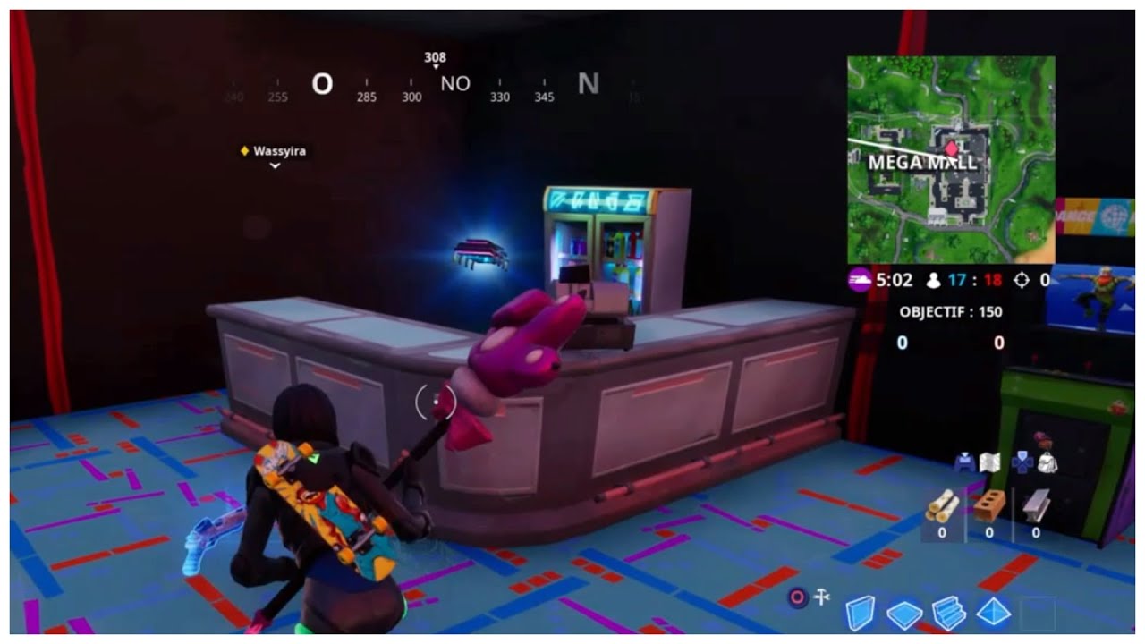 FORTNITE PUCE DE DCRYPTAGE 79  CHERCHER DANS UNE SALLE DARCADE