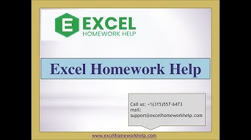 excel homework help
