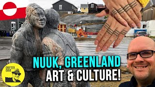 Exploring GREENLANDIC INUIT CULTURE in #Nuuk, #Greenland (Nuuk Art Museum &amp; city walking tour)
