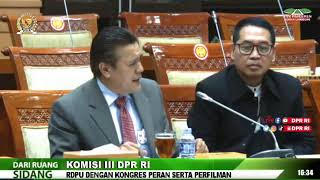 LIVE STREAMING - KOMISI III DPR RI RDPU DENGAN KONGRES PERAN SERTA PERFILMAN LIVE STREAMING - KOMISI III DPR RI RDPU DENGAN KONGRES PERAN SERTA PERFILMAN