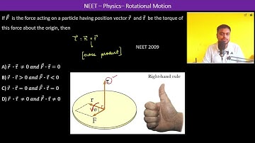 If 𝐹 ⃗  is the force acting on a particle having position vector 𝑟 ⃗  and 𝜏 ⃗  be the torque